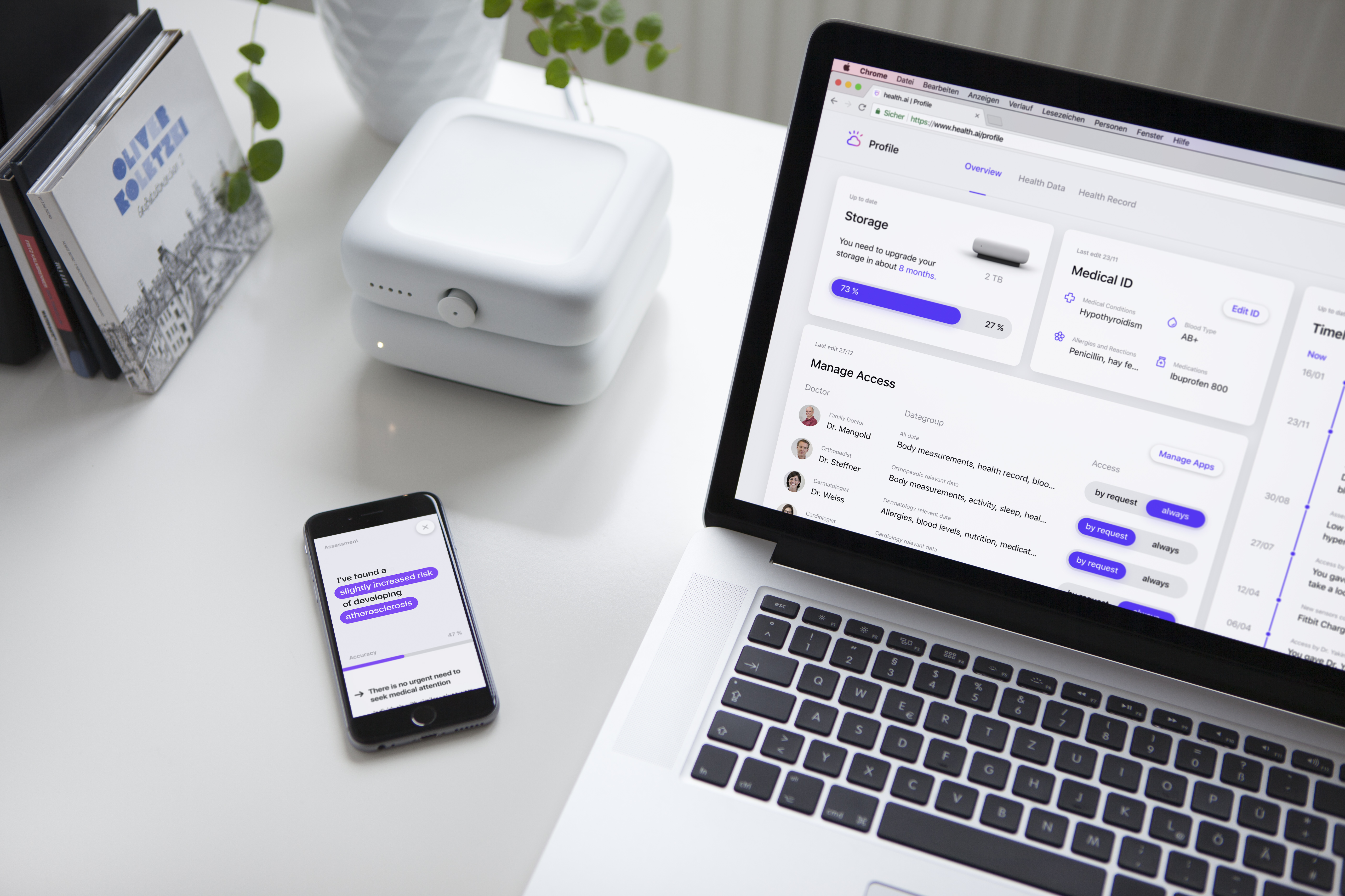 Health.ai product vision research and concept image